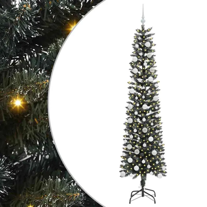 Dirbtinė Kalėdų eglutė Žalia 210 cm PVC, plastikas ir plienas