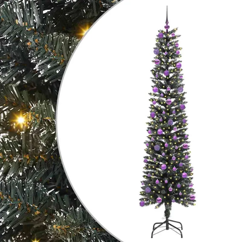 Dirbtinė Kalėdų eglutė Žalia 210 cm PVC, plastikas ir plienas