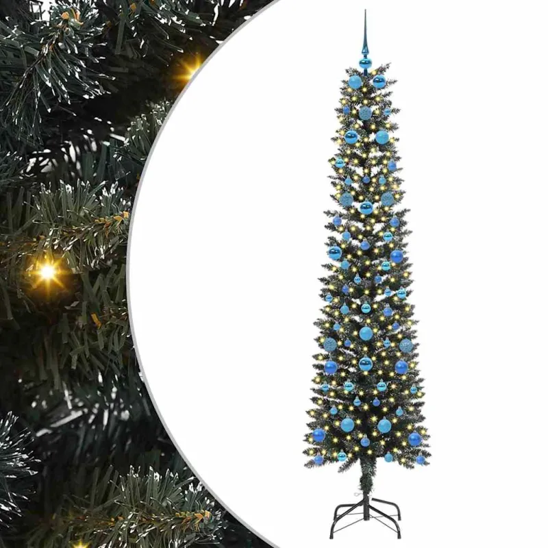 Dirbtinė Kalėdų eglutė Žalia 210 cm PVC, plastikas ir plienas