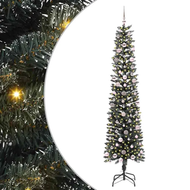 Dirbtinė Kalėdų eglutė Žalia 240 cm PVC, plastikas ir plienas