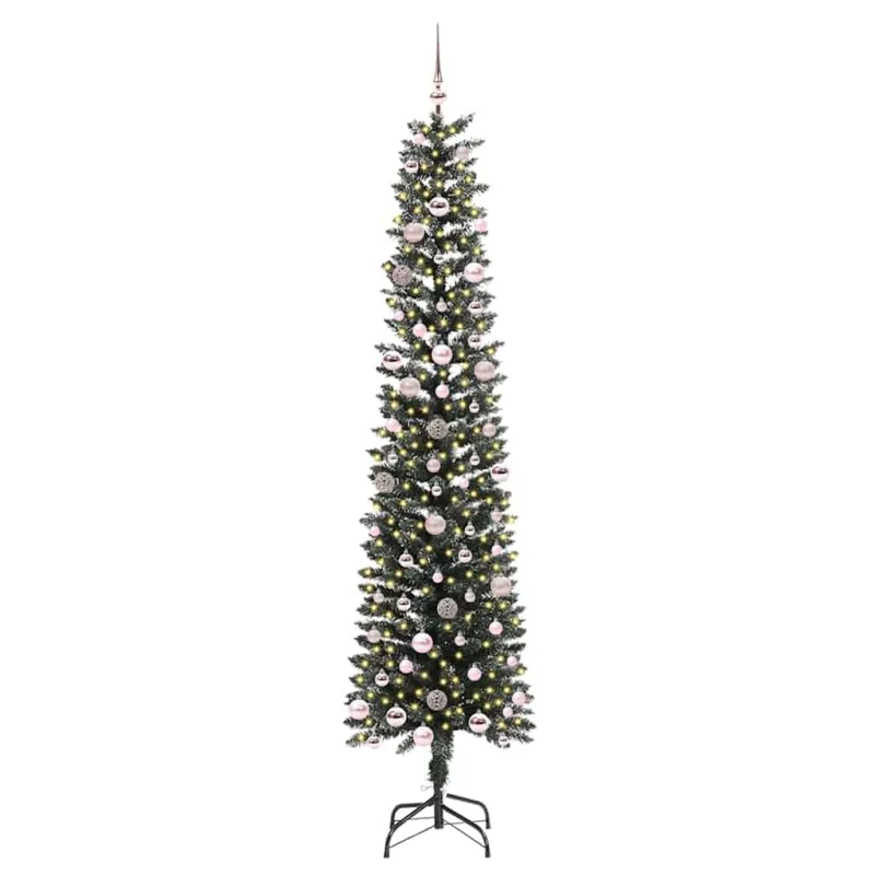 Dirbtinė Kalėdų eglutė Žalia 240 cm PVC, plastikas ir plienas