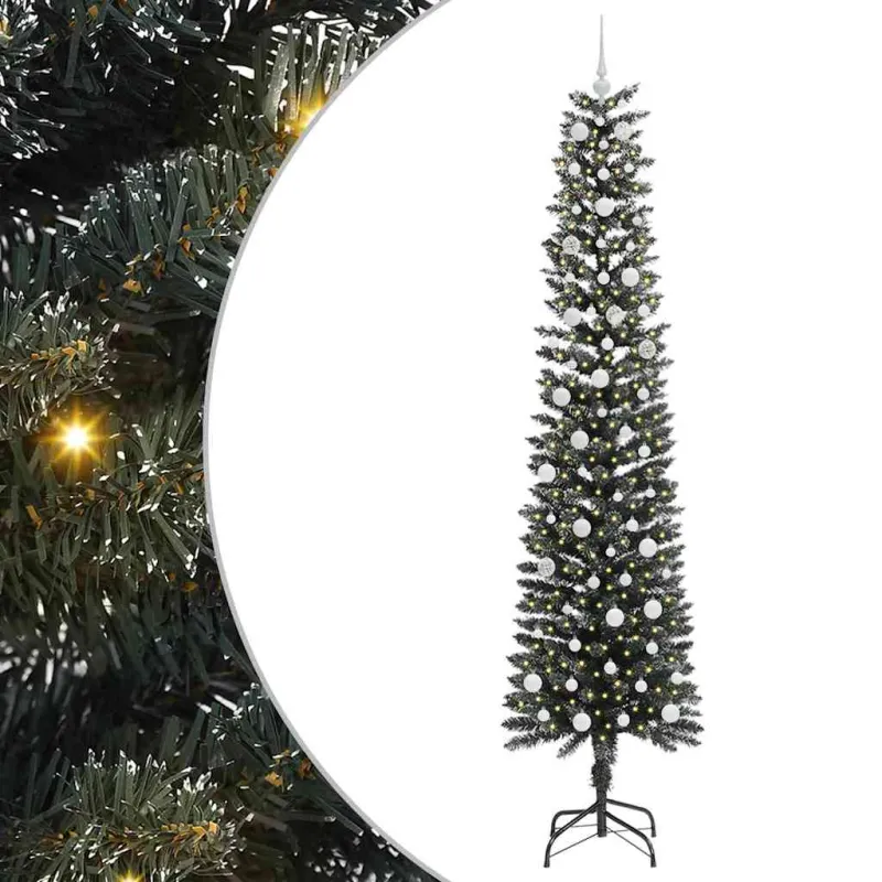Dirbtinė Kalėdų eglutė Žalia 240 cm PVC, plastikas ir plienas