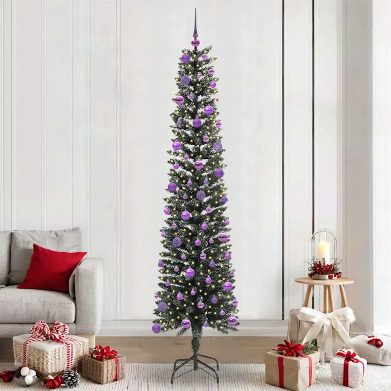 Dirbtinė Kalėdų eglutė Žalia 240 cm PVC, plastikas ir plienas