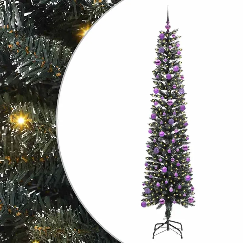 Dirbtinė Kalėdų eglutė Žalia 240 cm PVC, plastikas ir plienas