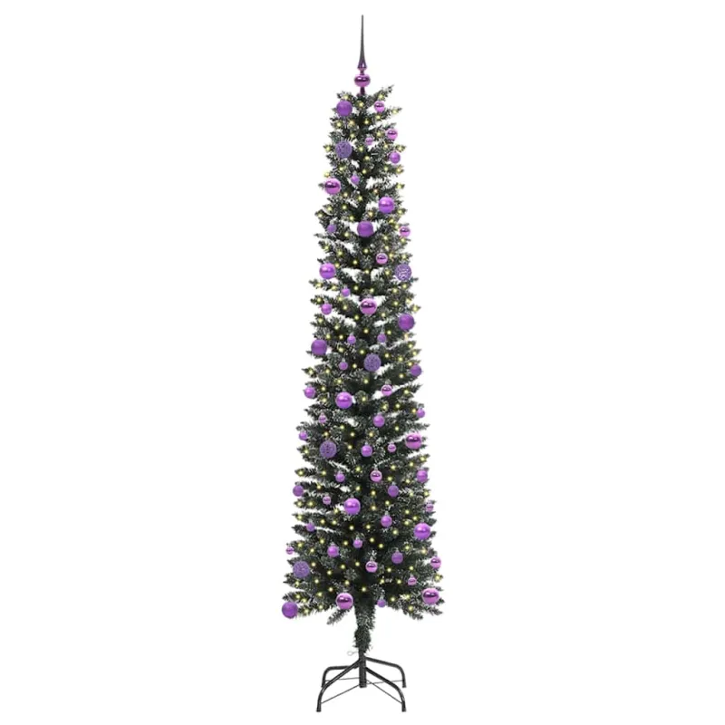 Dirbtinė Kalėdų eglutė Žalia 240 cm PVC, plastikas ir plienas