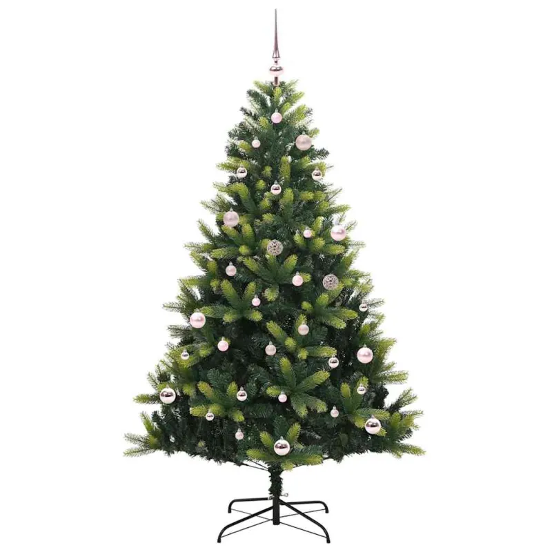 Dirbtinė sulankstoma Kalėdų eglutė su 150 LED lemputių 150 cm