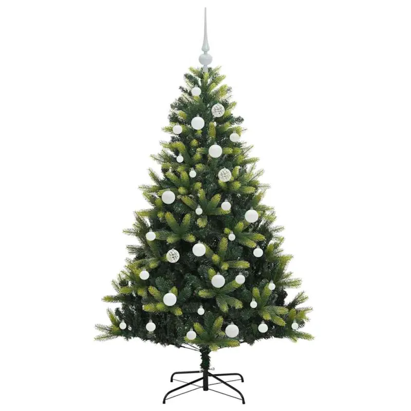 Dirbtinė sulankstoma Kalėdų eglutė su 150 LED lemputių 150 cm