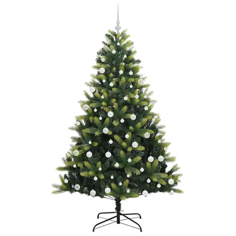 Dirbtinis sulankstomas Kalėdų medis su 300 LED Žalia 180 cm