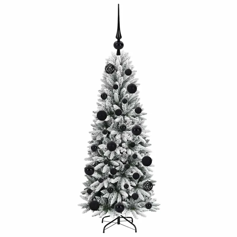 Dirbtinė Kalėdų eglutė su 150 LED s stovu Balta 120 cm