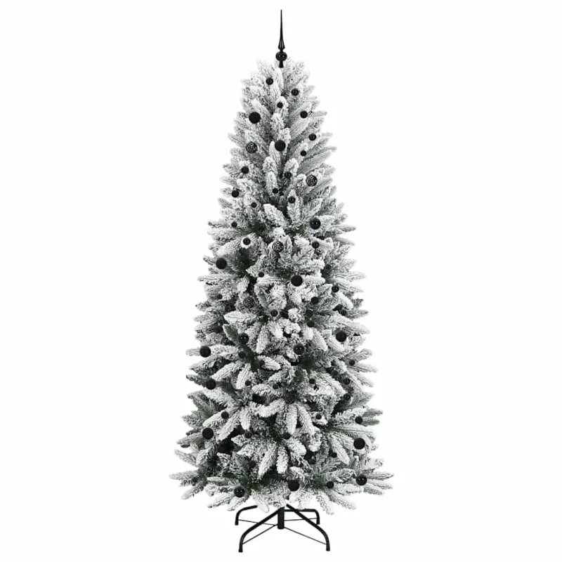 Dirbtinė Kalėdų eglutė su 300 LED s stovu Balta 240 cm