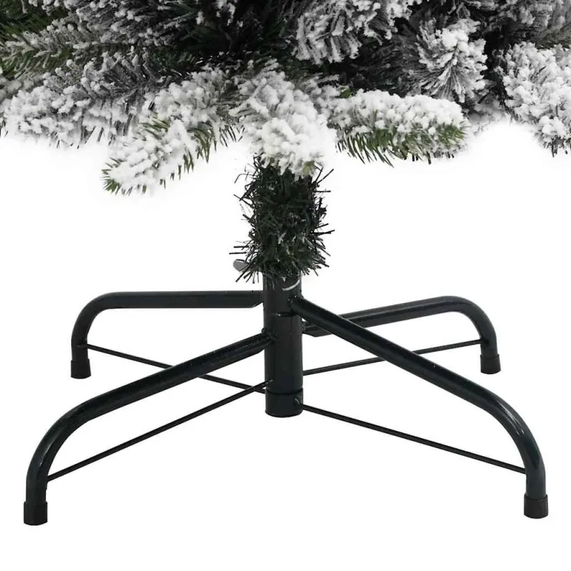Dirbtinė Kalėdų eglutė Balta 180 cm PVC ir Metalas ir Plastikas