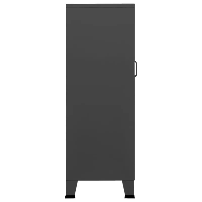 Sandėliavimo spintelė, antracito, 70x40x115cm, metalas