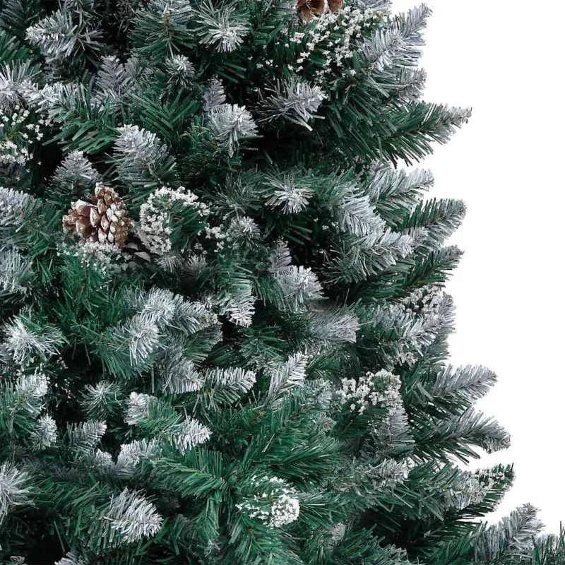 Dirbtinė Kalėdų eglutė Žalia 180 cm PVC ir Plienas ir Plastikas