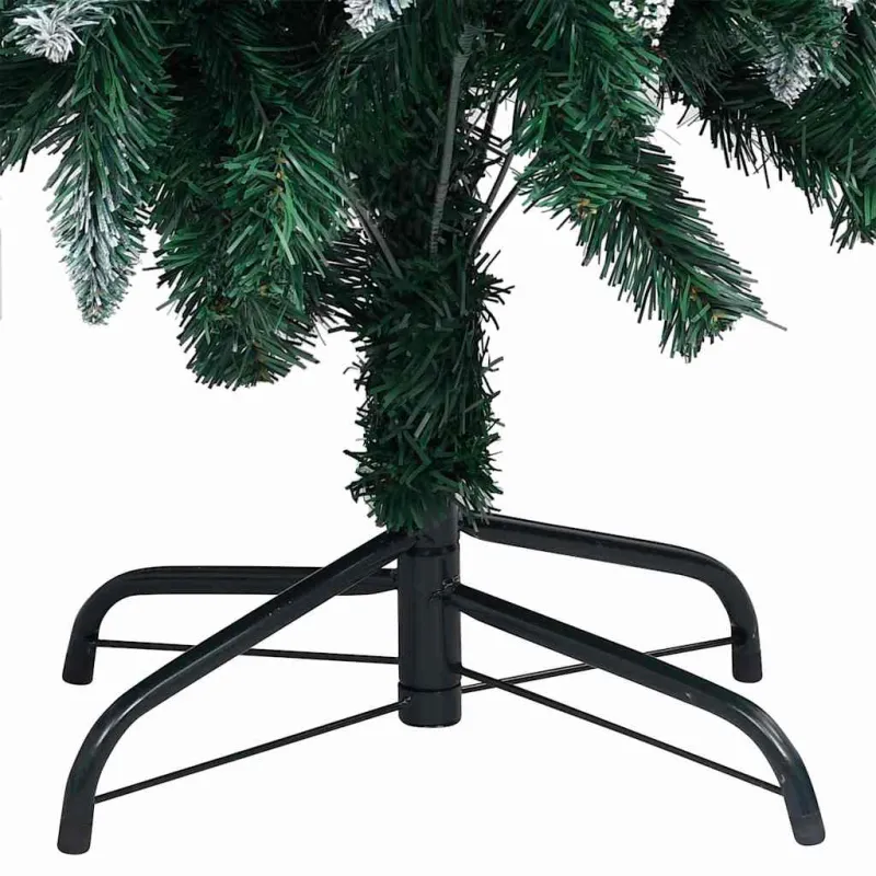 Dirbtinė Kalėdų eglutė Žalia 180 cm PVC ir Plienas ir Plastikas
