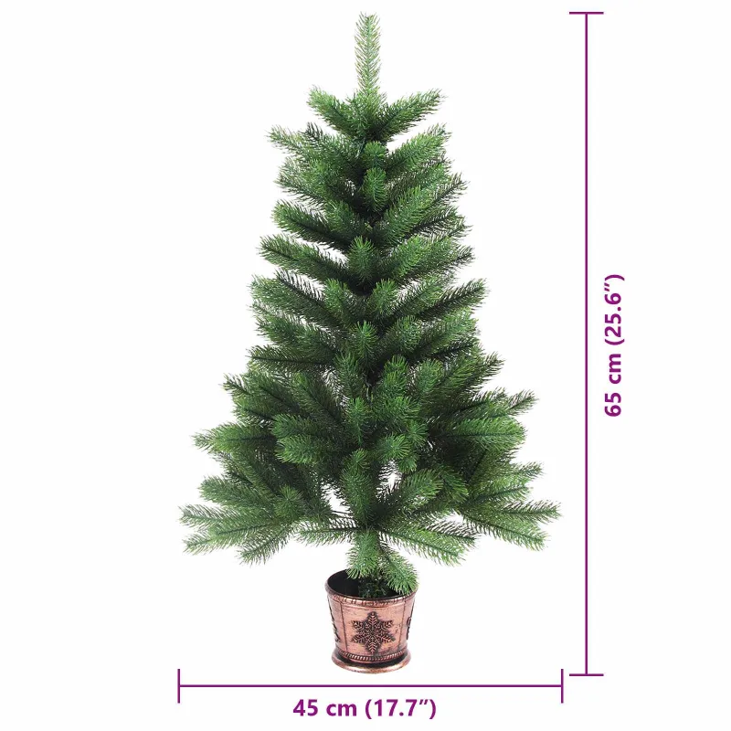 Kalėdų eglutė su 150 LED s stovu Žalia 65 cm PE