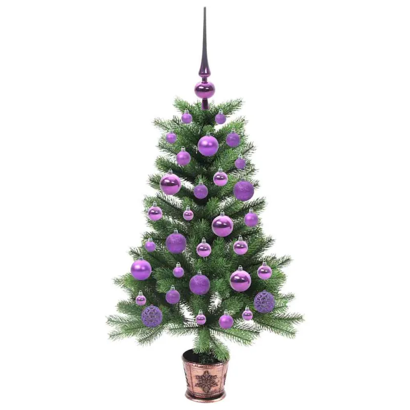 Kalėdų eglutė su 150 LED s stovu Žalia 90 cm PE