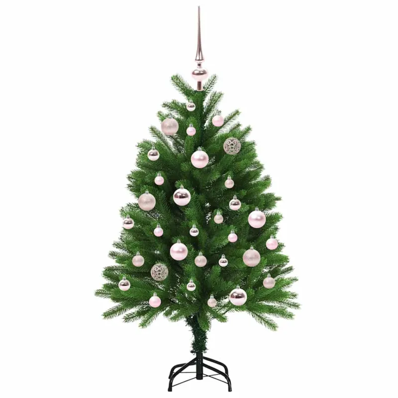 Kalėdų eglutė su 150 LED s stovu Žalia 120 cm PE