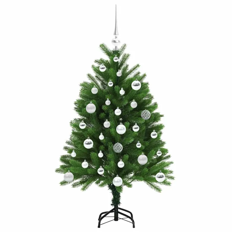 Kalėdų eglutė su 150 LED s stovu Žalia 120 cm PE
