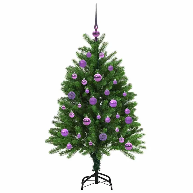 Kalėdų eglutė su 150 LED s stovu Žalia 120 cm PE
