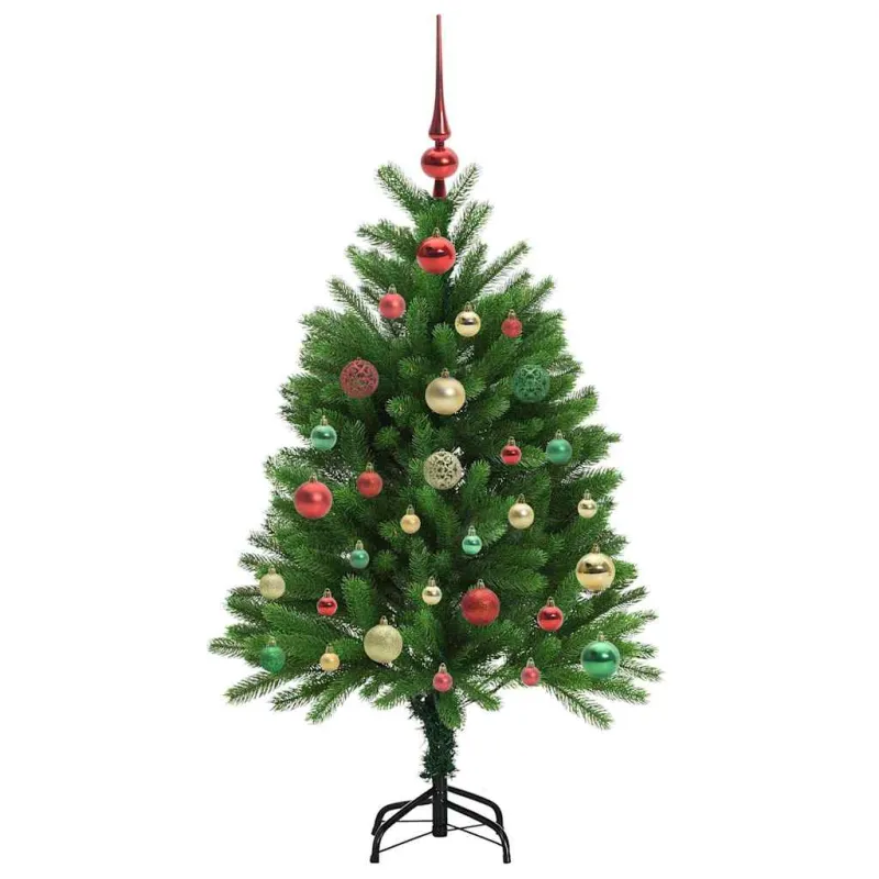 Kalėdų eglutė su 150 LED s stovu Žalia 120 cm PE