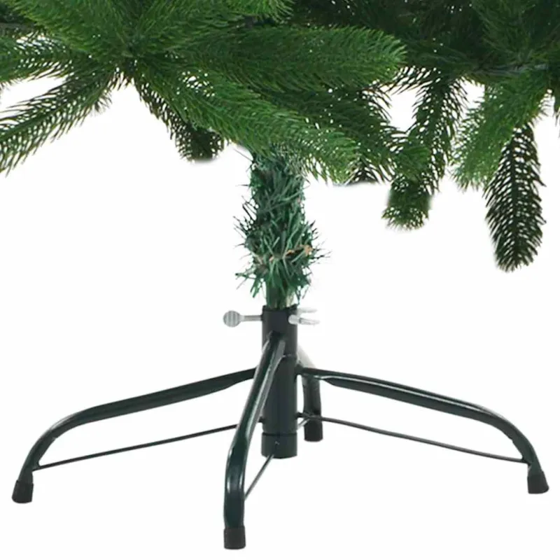 Kalėdų eglutė su 300 LED s stovu Žalia 180 cm PE