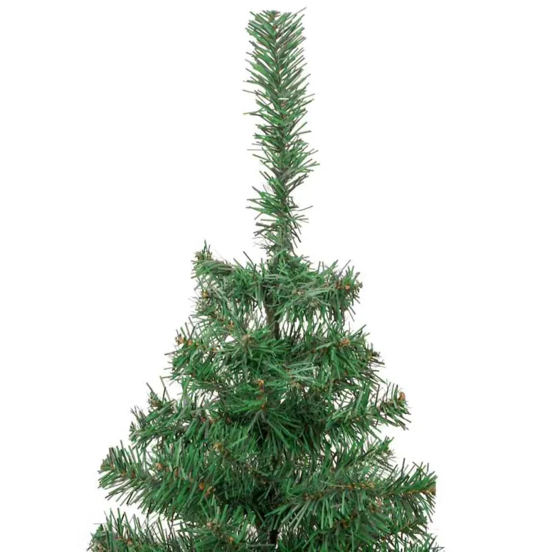 Kalėdų eglutė su 150 LED s stovu Žalia 150 cm PVC