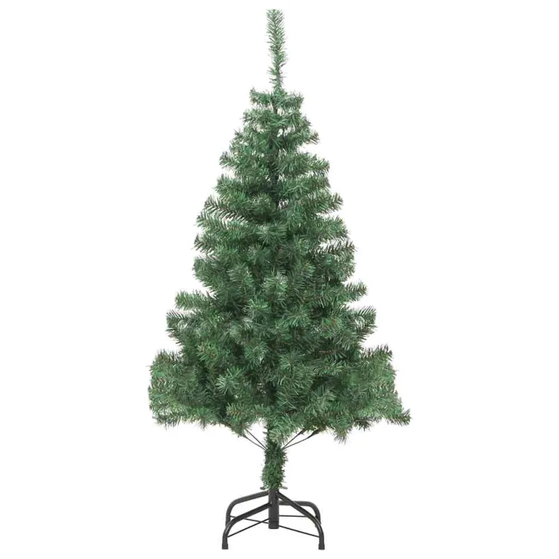 Kalėdų eglutė su 300 LED s stovu Žalia 180 cm PVC