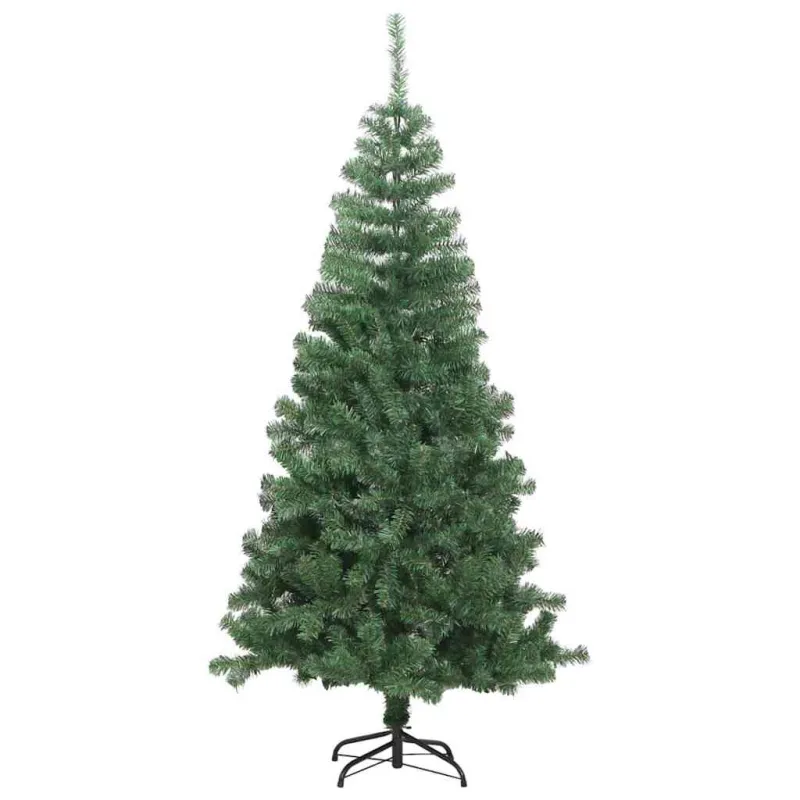 Kalėdų eglutė su 300 LED s stovu Žalia 240 cm PVC