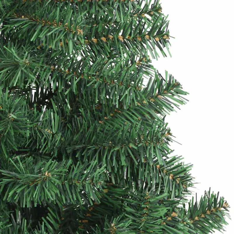 Kalėdų eglutė su 300 LED s stovu Žalia 240 cm PVC