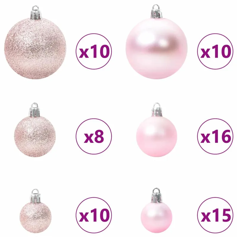 Kalėdų eglutė su 300 LED s stovu Juoda 180 cm PVC