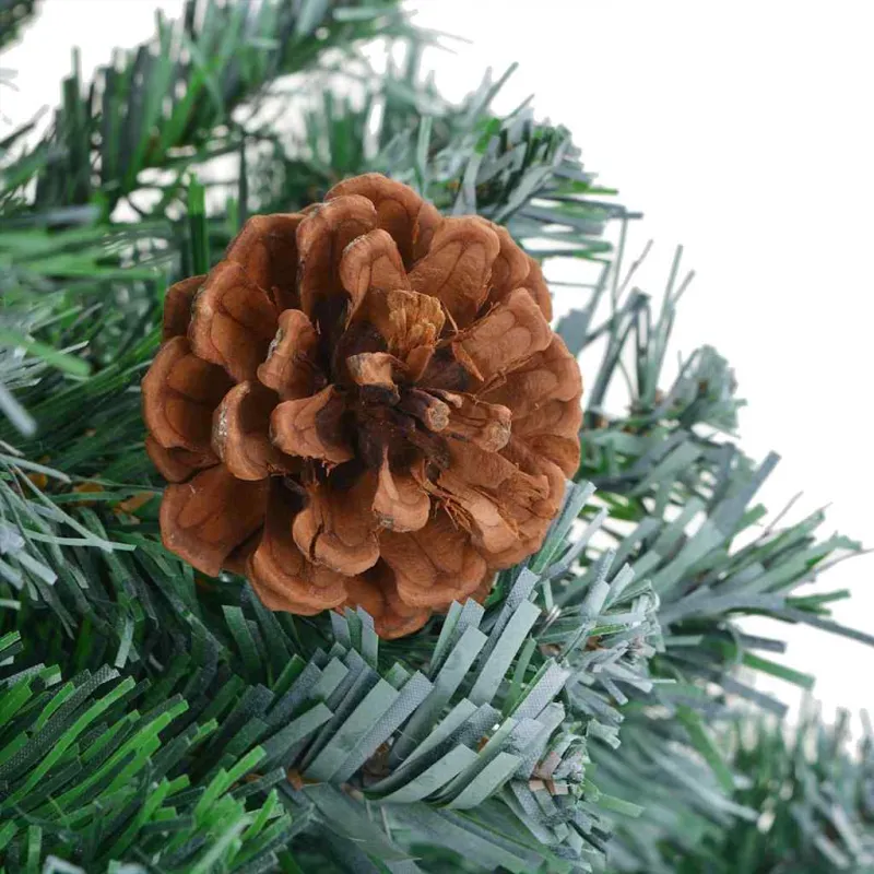 Dirbtinė Kalėdų eglutė su 300 LED Žalia 180 cm PVC ir plienas