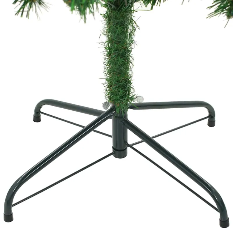 Dirbtinė Kalėdų eglutė su 300 LED Žalia 210 cm PVC ir plienas