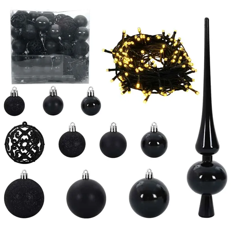 Dirbtinis prieššventinis eglutė su šviesomis Žalia 240 cm