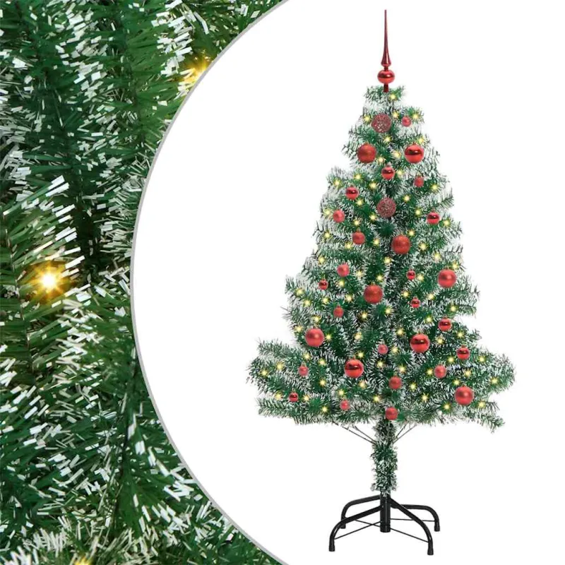 Dirbtinė Kalėdų Eglė Su Sniegu ir LED Šviesa su 150 LED 150 cm