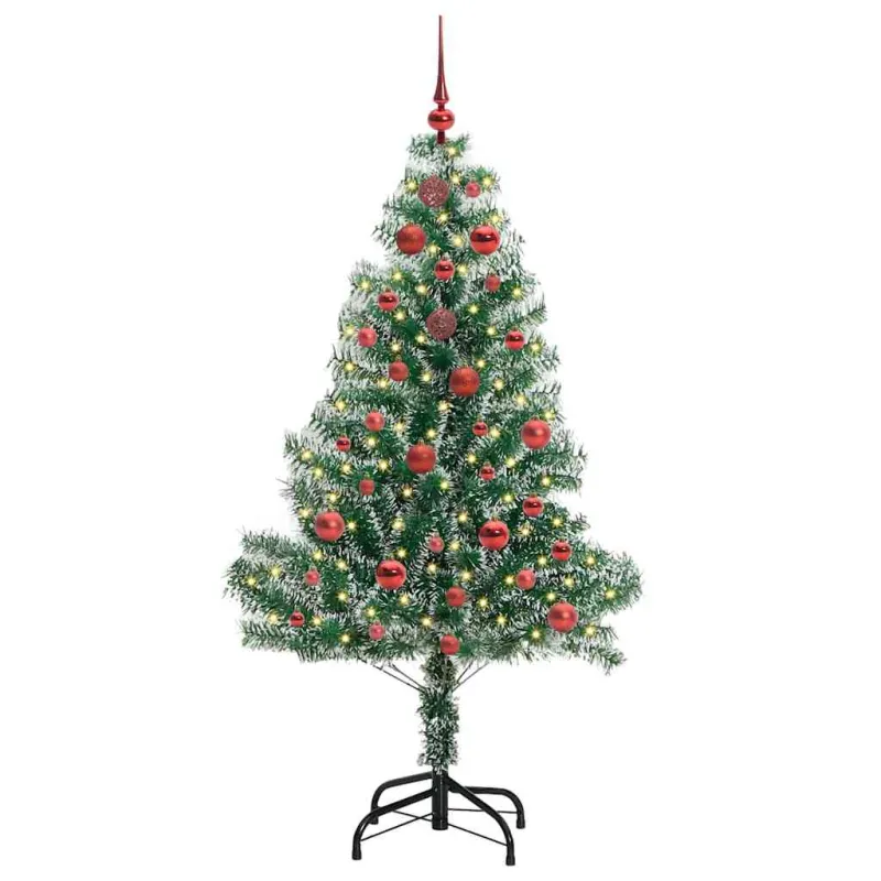 Dirbtinė Kalėdų Eglė Su Sniegu ir LED Šviesa su 150 LED 150 cm