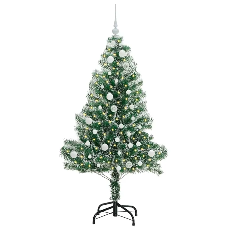 Dirbtinė Kalėdų Eglė Su Sniegu ir LED Šviesa su 150 LED 150 cm
