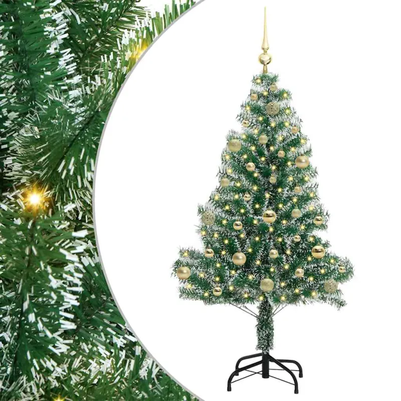 Dirbtinė Kalėdų Eglė Su Sniegu ir LED Šviesa su 150 LED 150 cm