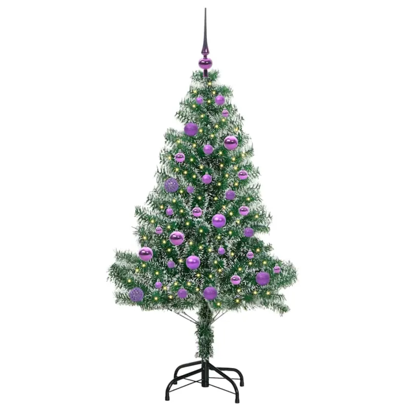 Dirbtinė Kalėdų Eglė Su Sniegu ir LED Šviesa su 150 LED 150 cm