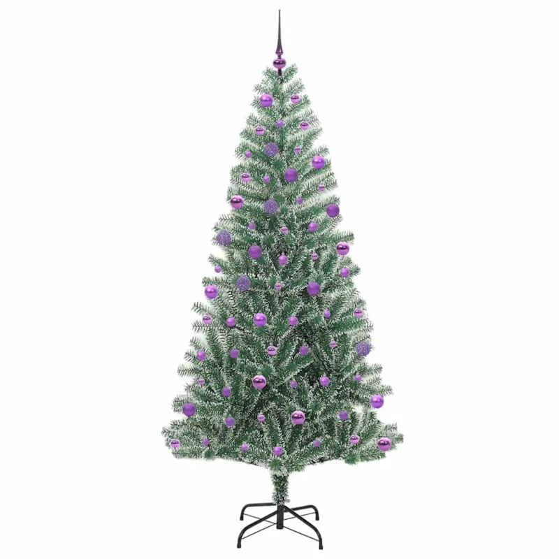 Dirbtinė Kalėdų Eglė Su Sniegu ir LED Šviesa su 300 LED 210 cm