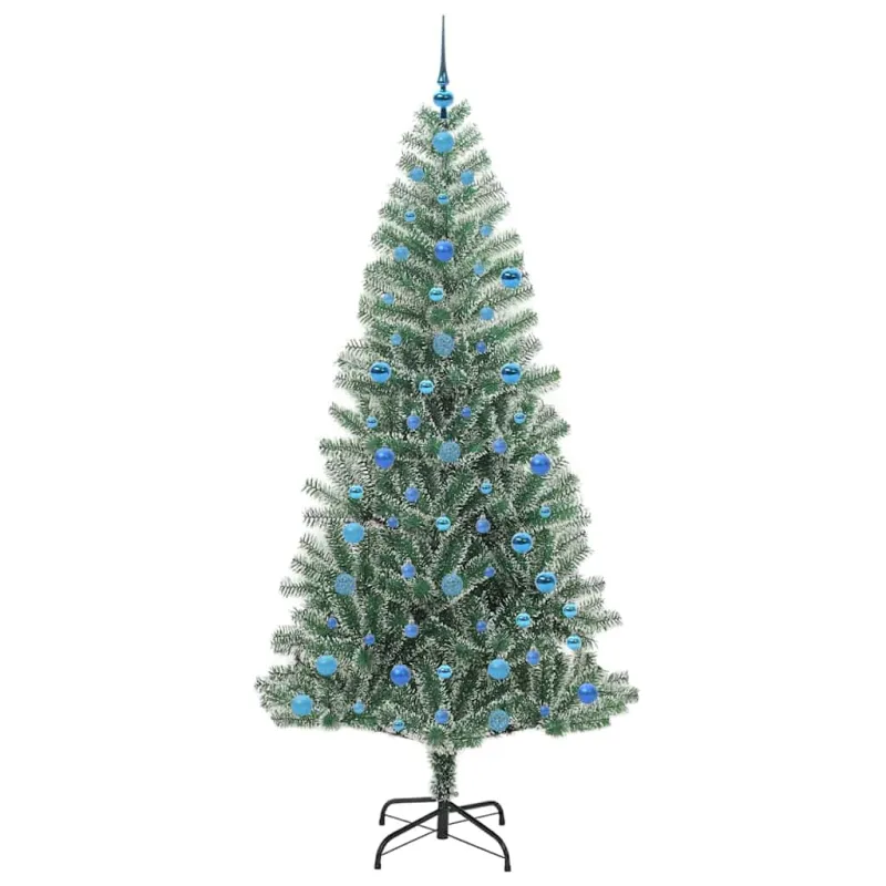 Dirbtinė Kalėdų Eglė Su Sniegu ir LED Šviesa su 300 LED 210 cm