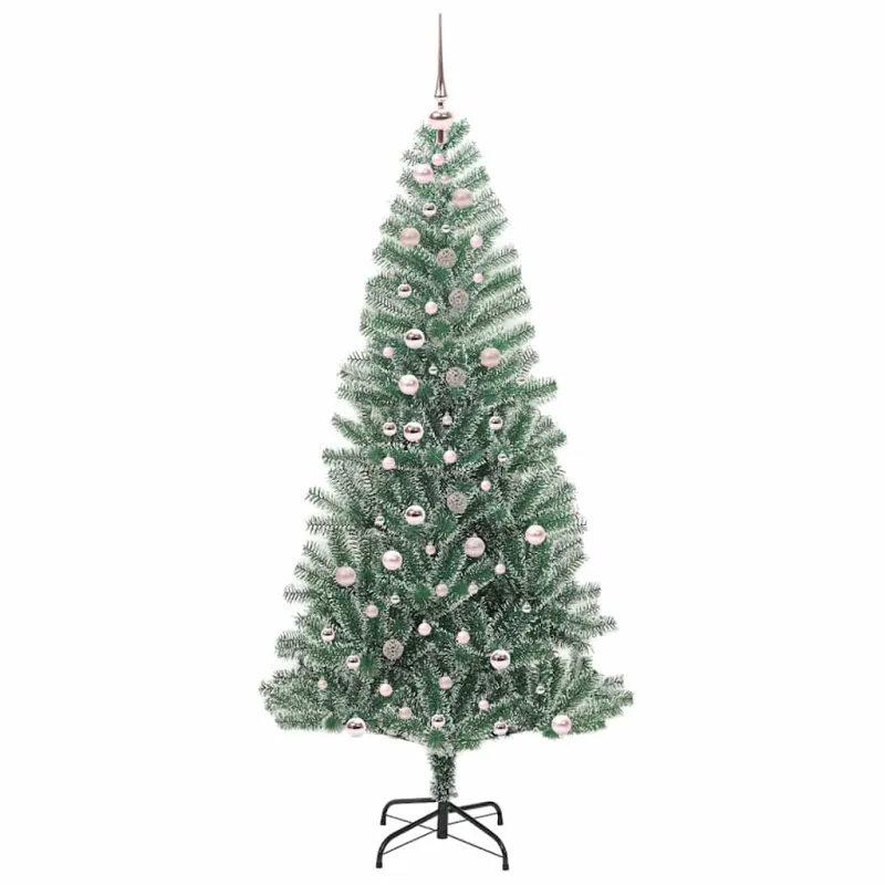 Dirbtinė Kalėdų Eglė Su Sniegu ir LED Šviesa su 300 LED 240 cm