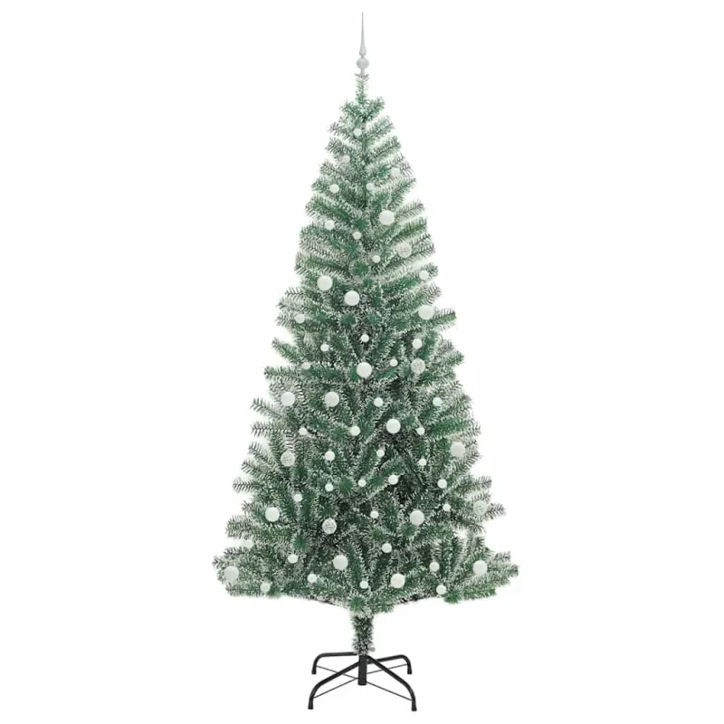 Dirbtinė Kalėdų Eglė Su Sniegu ir LED Šviesa su 300 LED 240 cm