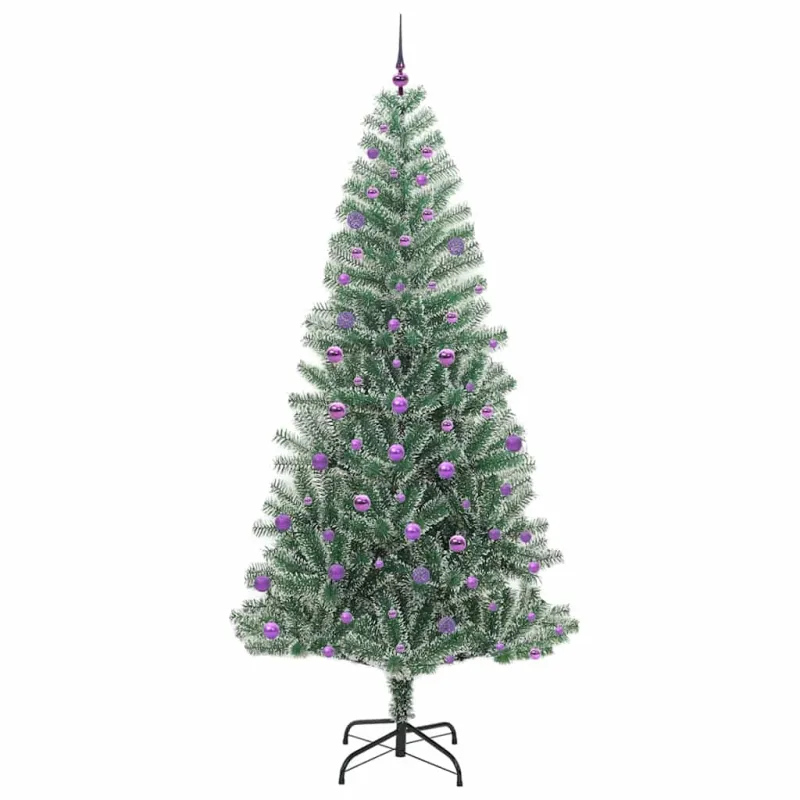 Dirbtinė Kalėdų Eglė Su Sniegu ir LED Šviesa su 300 LED 240 cm