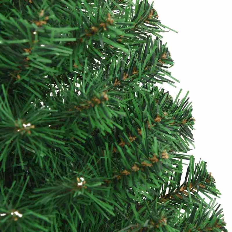 Dirbtinė Kalėdų eglutė Žalia 150 cm PVC ir Plienas ir Plastikas