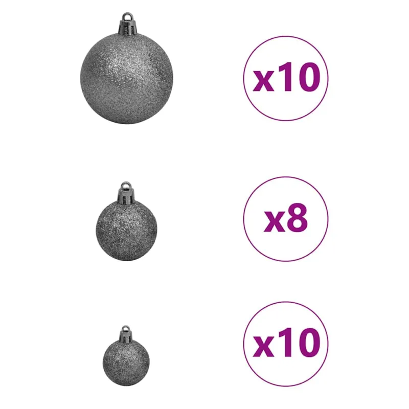 Dirbtinė Kalėdų eglutė Žalia 180 cm PVC ir Plienas ir Plastikas