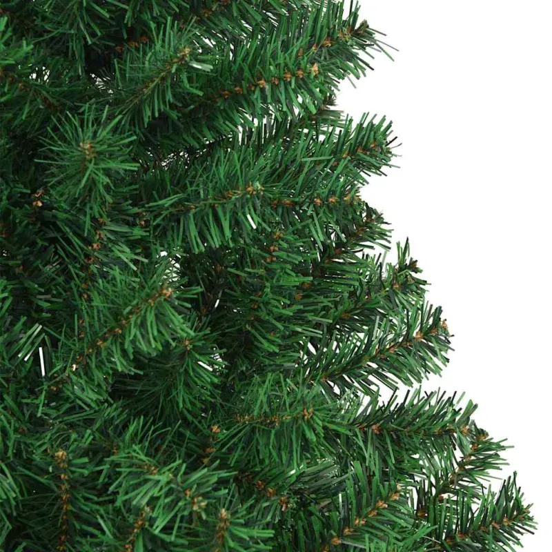 Dirbtinė Kalėdų eglutė Žalia 240 cm PVC ir Plienas ir Plastikas