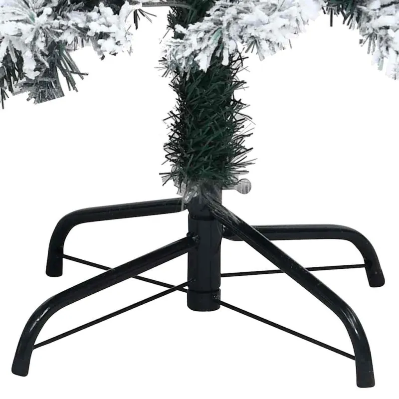 Dirbtinė Kalėdų eglutė Balta 240 cm PVC ir Plienas ir Plastikas