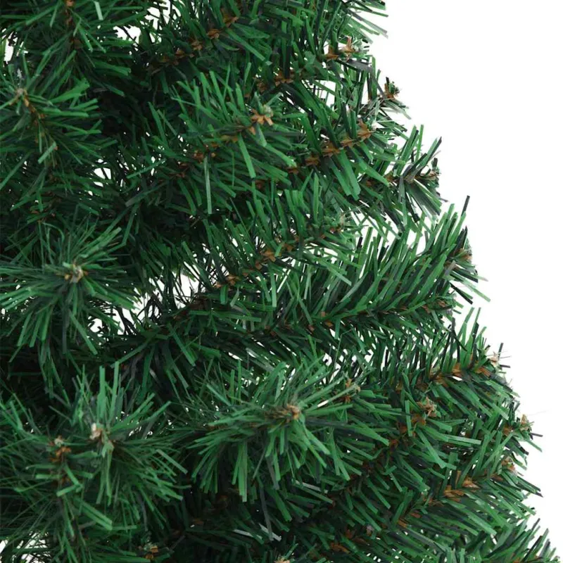 Dirbtinis prieššventinis eglutė su šviesomis Žalia 120 cm PVC