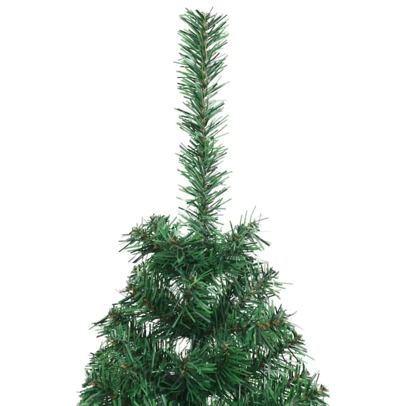 Dirbtinis prieššventinis eglutė su šviesomis Žalia 150 cm PVC