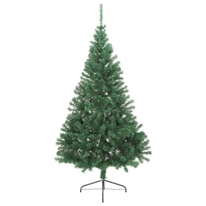Dirbtinis prieššventinis eglutė su šviesomis Žalia 240 cm PVC